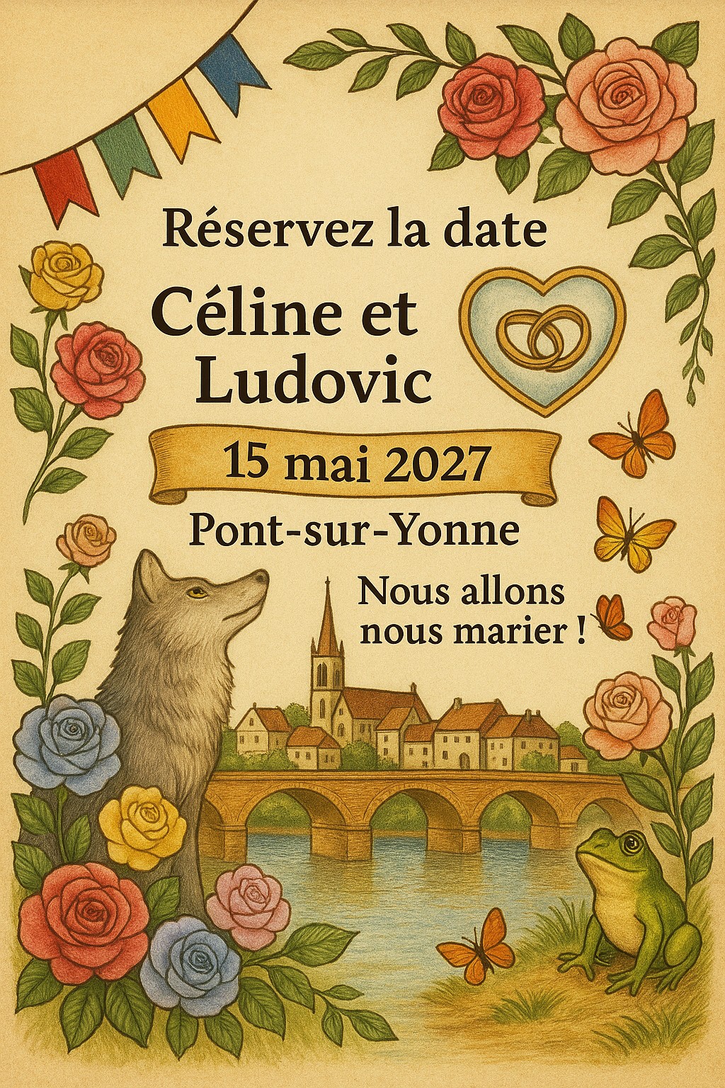 Save the Date — Gwladys et Blaise